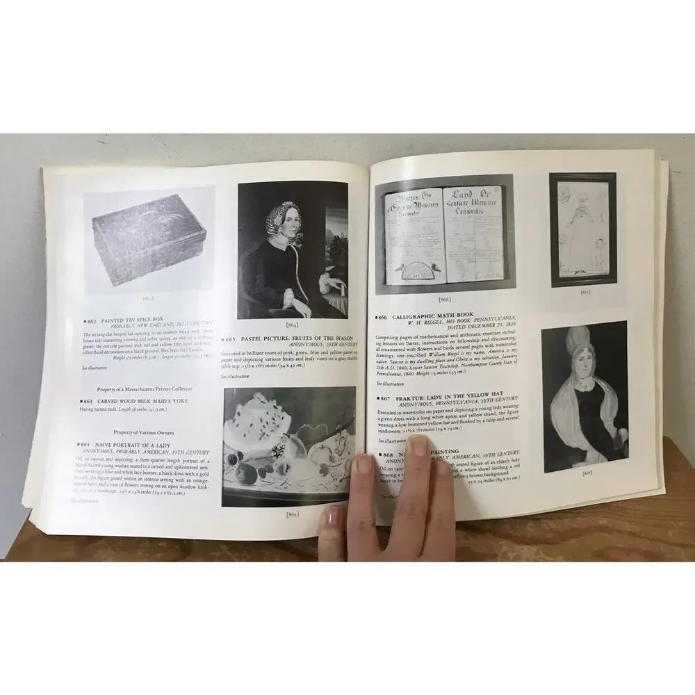 1978 Sothebys Auction Catalog Fine Americana Exhibition Furniture Pottery NYC